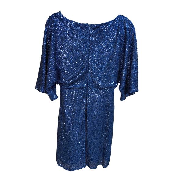 Lulu’s Sequin Short Wrap Dress – Size Small – Minor Flaws - Picture 2 of 6